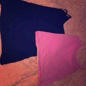 Two pack of justice tank tops